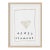 April Diamond Birthstone Print by Tatiana Alida in Tan Frame For Sale