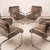 Italian Astro Chrome and Taupe Suede Armchairs by Guido Faleschini for I4 Mariani, 1979, Set of 6 For Sale - Image 10 of 18