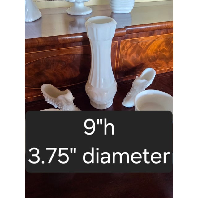 Milk Glass Collection For Sale - Image 10 of 14
