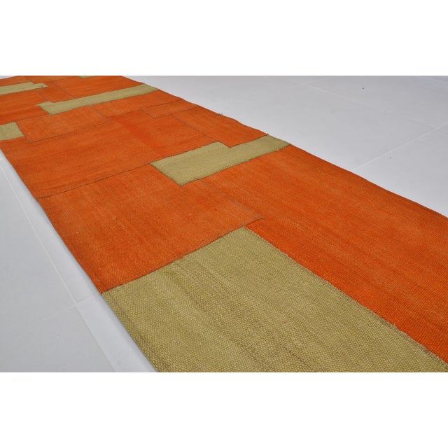 Vintage Anatolian Wool Kilim Rug For Sale - Image 9 of 9