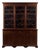Large Antique 18th Century English Georgian Mahogany Bookcase For Sale