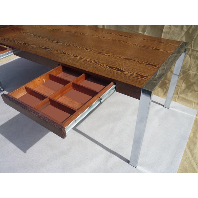 Rosewood Office Set, 1980s, Set of 3 For Sale - Image 4 of 13