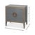 Dark Silver Nightstand For Sale - Image 10 of 11