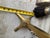 Virginia Metal Crafters 20th Century Brass Neoclassical Standing Fireplace Tool Set For Sale - Image 4 of 5