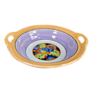 Antique Celebrante (Germany) Handled Luster Bowl For Sale