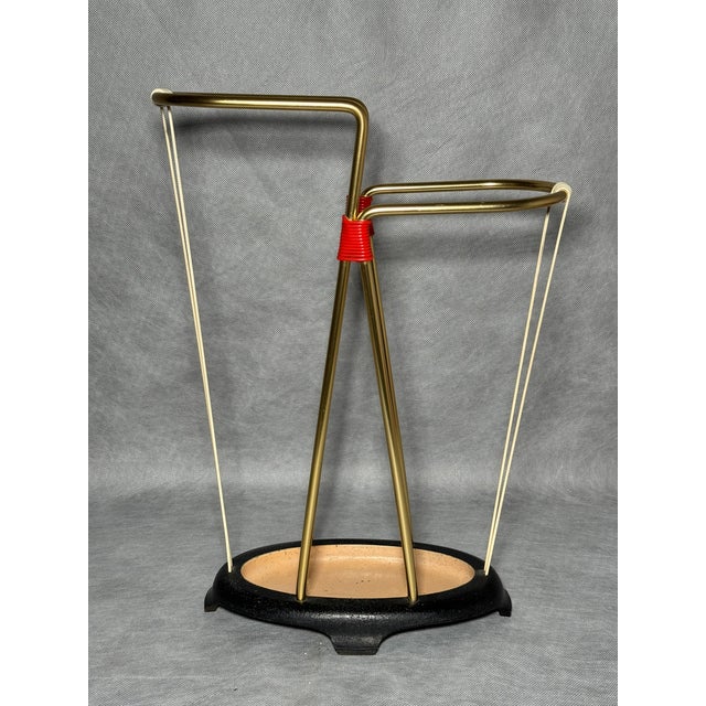 Vintage Metal Umbrella Stand, 1960s For Sale - Image 11 of 11