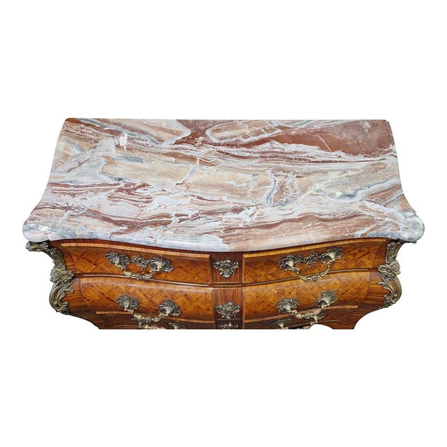 1960s French Louis XV Style Chest of Drawers, 1960s For Sale - Image 5 of 7