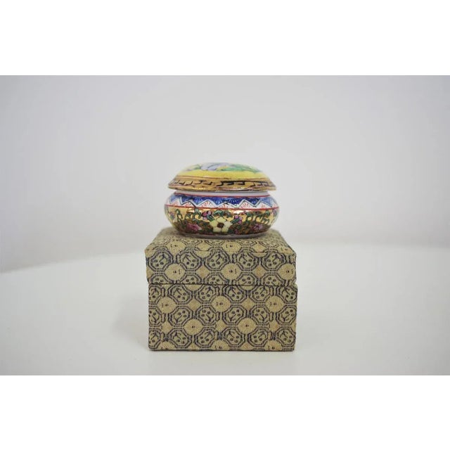 Venice Boxes in Fabric and Wood, 1970s, Set of 5 For Sale - Image 16 of 18