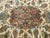 Fine Persian Tabriz Runner, Hand-Knotted Wool & Silk, Floral Medallion Pattern, Ivory & Pale Sage, 3x13 For Sale - Image 13 of 15