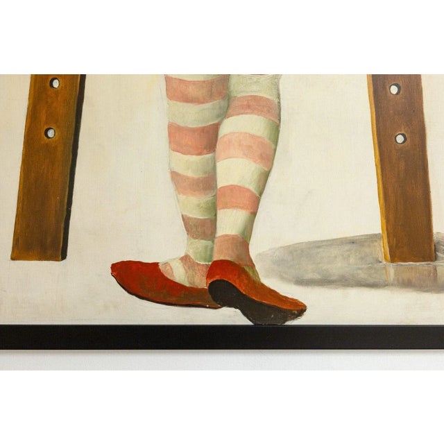 Thad Miller Nude at Easel Signed Modern Oil Painting Somerset Series 1978 Framed For Sale - Image 10 of 10