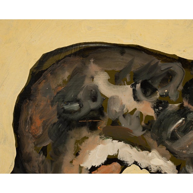 Ira Yeager Corgi Dog Oil on Canvas Folk Art Painting 2005 For Sale - Image 13 of 18