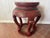 Mid 20th Century Mid 20th Century Red Painted Wood Garden Stool For Sale - Image 5 of 18