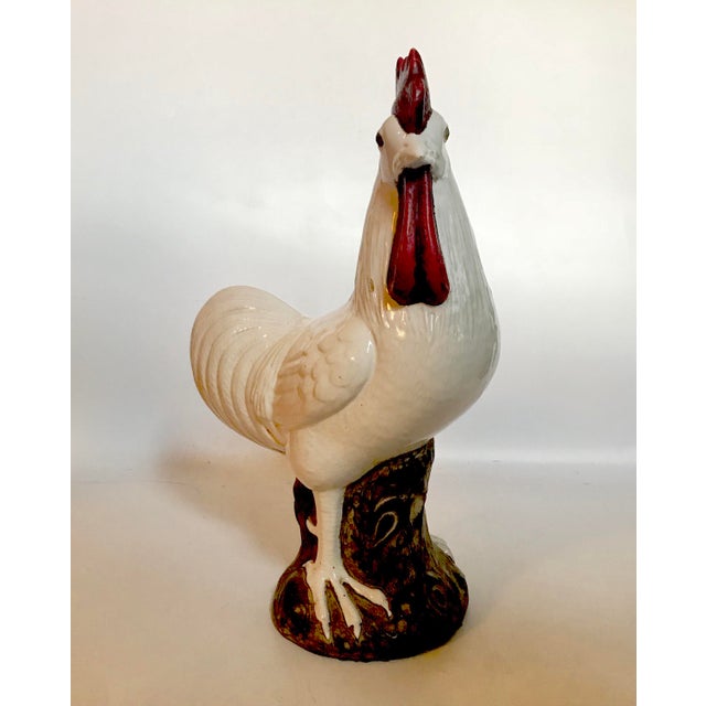 1935-1955 Ugo Zaccagnini Modernist Rooster Figure, Signed For Sale - Image 9 of 11