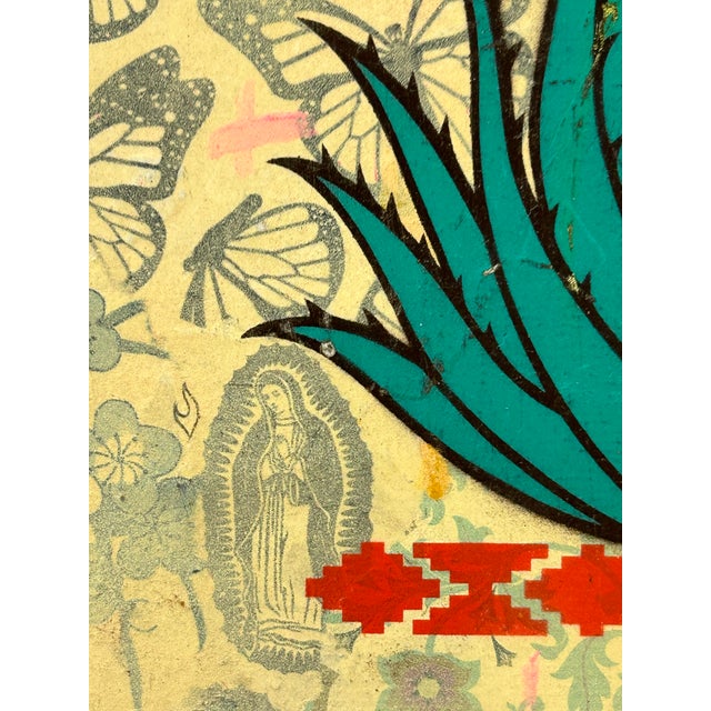 Ernesto Yerena “Resilience of Memory,” 2017 — Mixed Media on Panel For Sale - Image 11 of 18