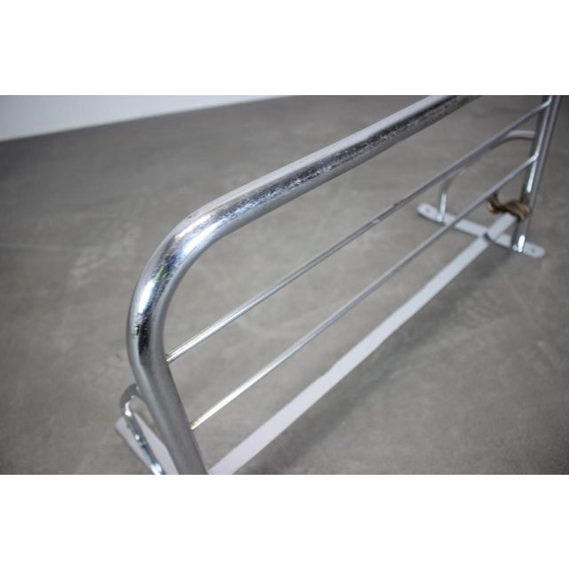 1930s Vintage Bauhaus Chrome Wall Coat Hanger, 1930s For Sale - Image 5 of 9