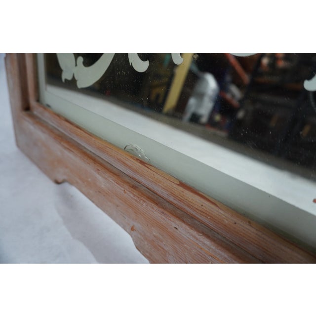 19th Century French Etched Glass Mirror From Melissa Levinson For Sale - Image 9 of 12
