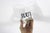 Transparent Vintage Typography Spirit Glasses, Low Ball Rocks, Cocktail Glass Set of 6 For Sale - Image 8 of 12