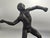 Gustav Janson, bronze figure, athlete, 1960s, dimensions: height 30 cm, width 28.5 cm, depth 14.5 cm.