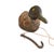 American Early 20th Century American Folk Art Cork Duck Decoy With Original Attached Weight and Line For Sale - Image 3 of 9