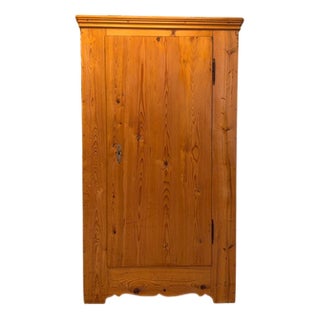 Rustic Biedermeier Bread Cabinet For Sale