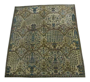 1920s Antique Indian Agra Rug