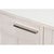Contemporary Credenza, 94" - Embossed White Leather on Iron Base For Sale - Image 9 of 11