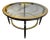 Parisian Round Brass Coffee Table, 1960 For Sale