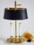 Vintage French Bouillote Brass & Tole Table Lamp For Sale - Image 14 of 16