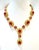 Baroque Bochic “Capri” Vintage Ruby & Yellow Sapphire Necklace - 18K & Silver For Sale - Image 3 of 9