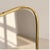Italian Brass Shield-Shaped Table Vanity Mirror by Gio Ponti, 1950s For Sale - Image 10 of 11