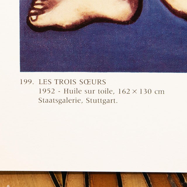 Fernand Léger 1990 After Fernand Leger "The Three Sisters", Full-Color Parisian Print For Sale - Image 4 of 8