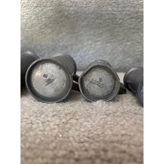 Mid 19th Century Graduated Pewter Measures, Set of Eight For Sale - Image 5 of 6
