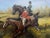 Late 20th Century Huge Equestrian Fox Hunt Oil Painting, English Hunting Scene Art, Framed, Signed For Sale - Image 5 of 15