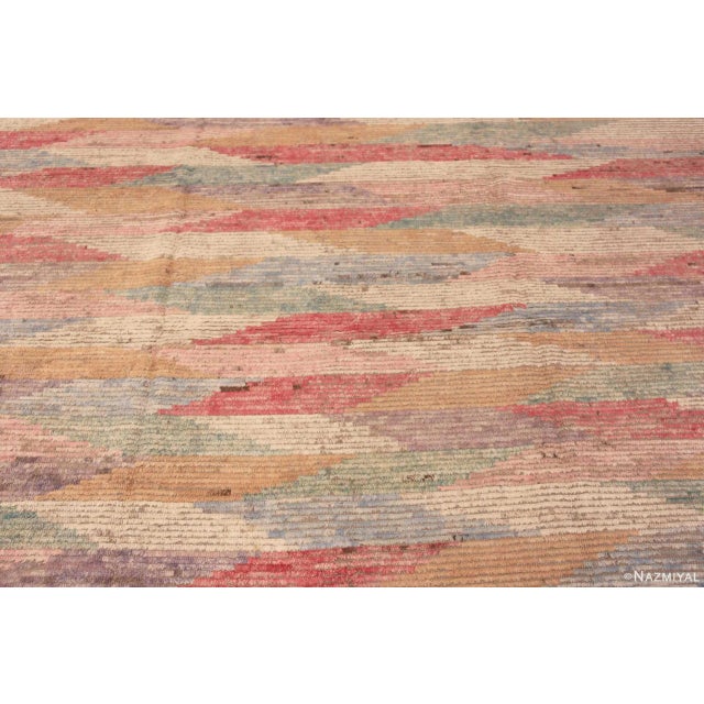 Artistic Colorful Modern Abstract Contemporary Room Size Area Rug For Sale - Image 4 of 8