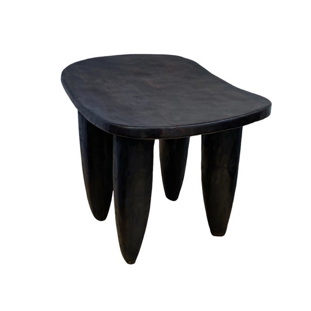 Wood African Senufo Stool / Table I Coast 16.5" H by 22" W For Sale - Image 7 of 12