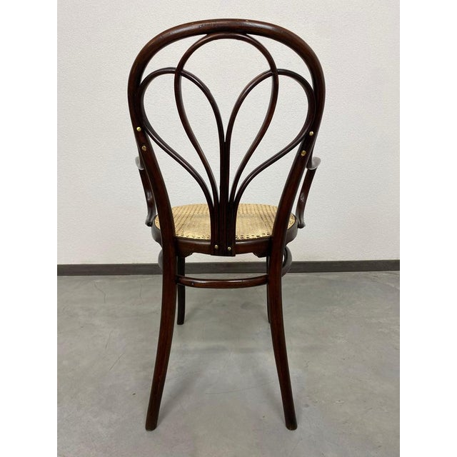 Black Secession No. 25 Desk Chair attributed to Thonet, 1890s For Sale - Image 8 of 14