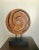 Contemporary Natural Wood Swirl Sculpture on Stand For Sale - Image 3 of 5