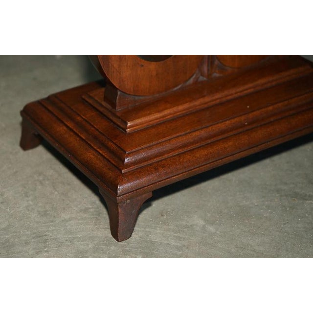 Regency Style Hardwood Kyre Form Side Tables, Set of 2 For Sale - Image 10 of 18