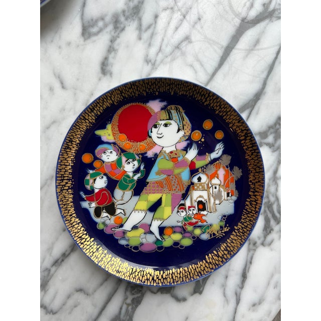 Mid-Century Modern 1970s Rosenthal Germany Björn Wiinblad Limited Edition Plates Aladin and the Magic Lamp - Set of 10 For Sale - Image 3 of 12