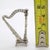 Vintage Italian Handmade Silver and Nylon Harp Miniature, 1970s For Sale - Image 9 of 10