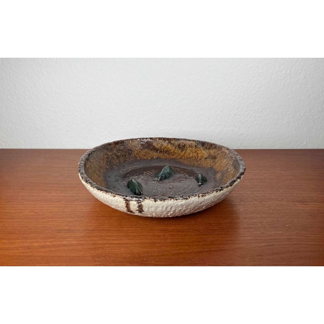 Mid-Century Modern Danish Studio Pottery Bowl by Clara Helmich, 1960s For Sale - Image 6 of 18