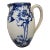 Royal Doulton Norbury Pattern Flow Blue and White Jug For Sale
