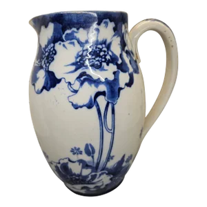 Royal Doulton Norbury Pattern Flow Blue and White Jug