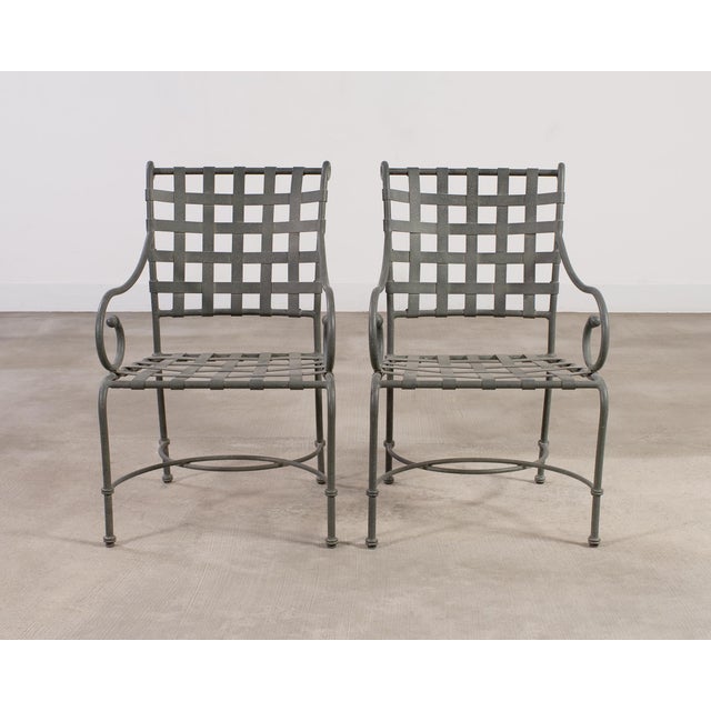 Labeled Brown Jordan Florentine Garden Set by Richard Frinier For Sale - Image 11 of 17