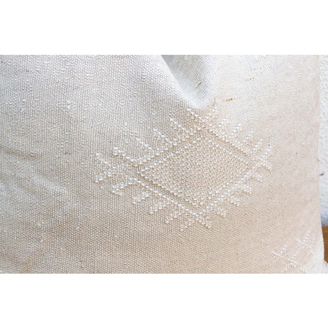 1990s 24" Moroccan Silk Pillow For Sale - Image 5 of 8