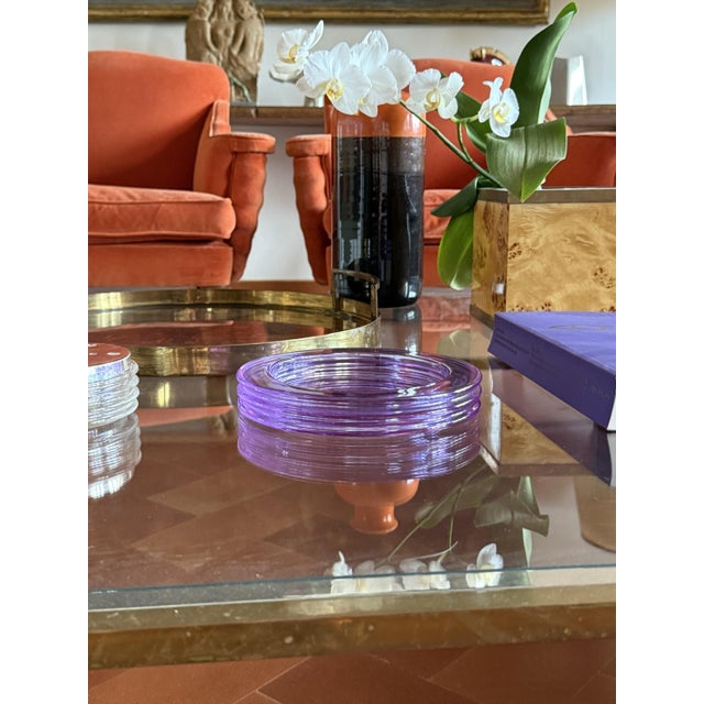 Space Age Onde Series Ashtray in Crystal by Sergio Asti for Arnolfo di Cambio, Italy, 1970s For Sale - Image 11 of 12