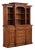 Nichols & Stone Williamsburg Maple Bookcase Display Cabinet For Sale