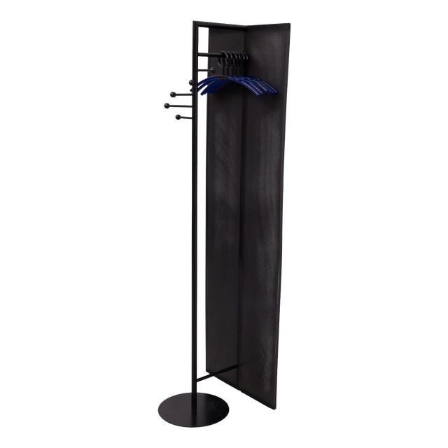 Perforated Metal Standing Coat Rack, Germany, 1980s For Sale