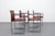 Mid-Century Modern Eve 184 Armchairs in Leather and Steel by Piero Lissoni for Cassina, 2010s, Set of 4 For Sale - Image 3 of 12