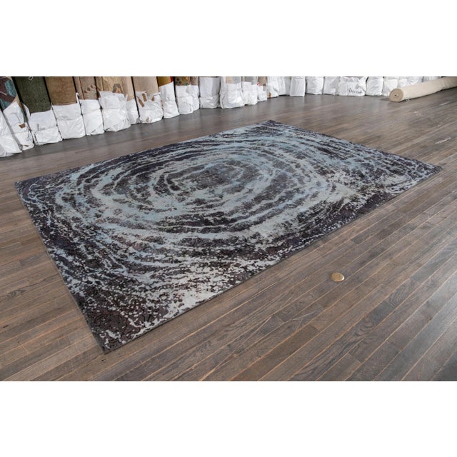Early 20th Century Vintage Overdyed Rug For Sale - Image 11 of 12